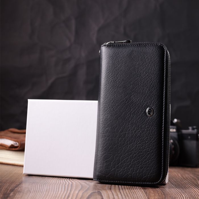Кошелек ST Leather Из натуральной кожи Черный (22562) изображение 10