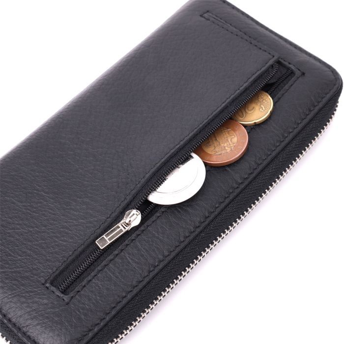 Кошелек ST Leather Из натуральной кожи Черный (22562) изображение 7