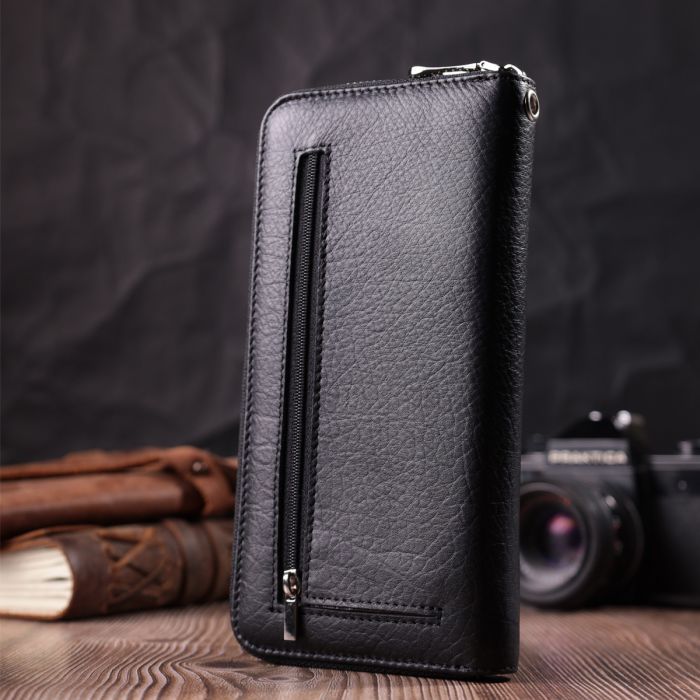 Кошелек ST Leather Из натуральной кожи Черный (22562) изображение 9