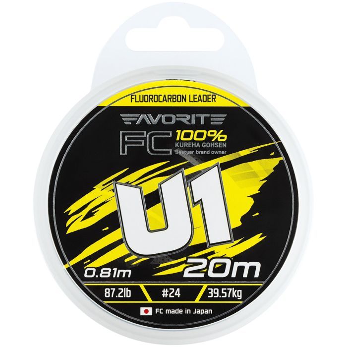 Флюорокарбон Favorite U1 FC 20m 22/0.78mm 81.6lb/37.0kg (1693.12.01) изображение 2