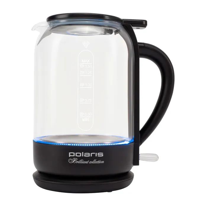 Электрочайник Polaris PWK 17103CGL Water Way Pro Чорний