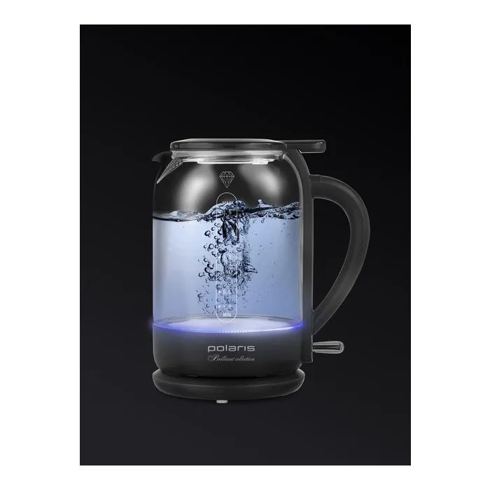 Электрочайник Polaris PWK 17103CGL Water Way Pro Чорний изображение 9