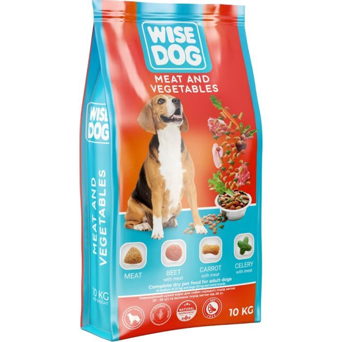 Сухой корм для собак Wise Dog With meat and vegetables 500 г (4820111141678)
