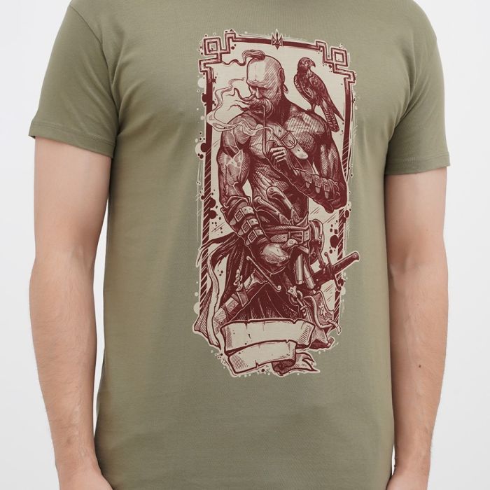Футболка Sol's Imperial Cossack with hawk хакі S (11500268/396S) изображение 4