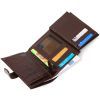 Портмоне Bond Accessories З натуральної шкіри Коричневе (22058) зображення 8