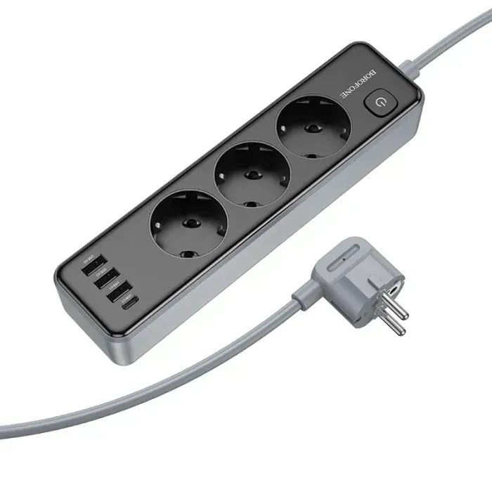 Сетевой фильтр питания BOROFONE BAC8 (6941991116636) изображение 4