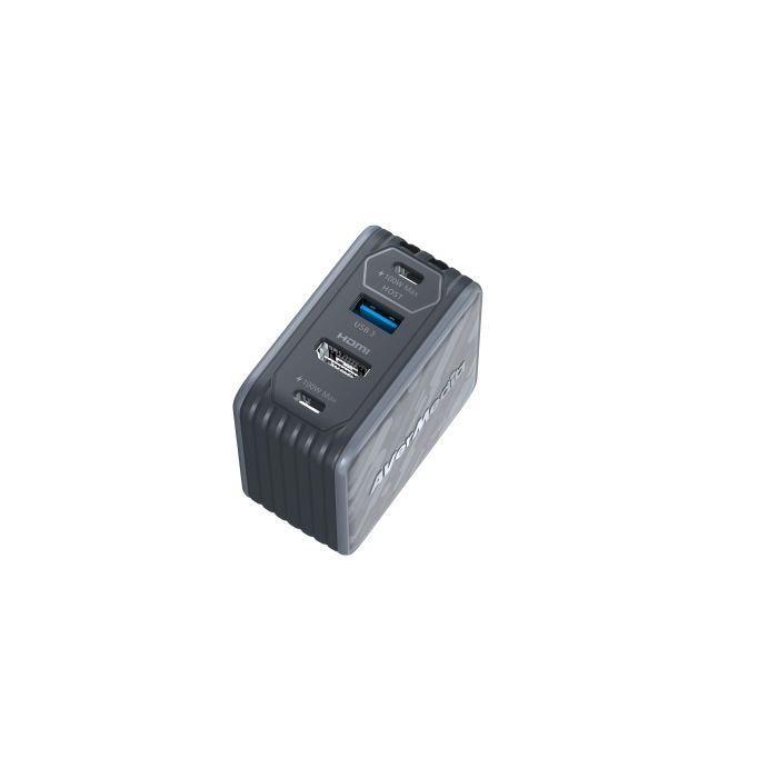 Зарядное устройство AVerMedia GC313 CORE GO 100W 2хUSB-С 1хUSB-A 1xHDMI black (40AAGC313AWN) изображение 9