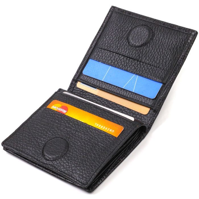 Портмоне Canpellini З натуральної шкіри Чорне (21739) зображення 5