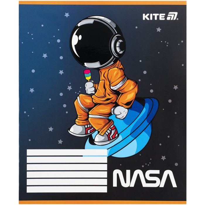 Тетрадь Kite NASA, 12 листов, косая линия (NS25-235) изображение 10