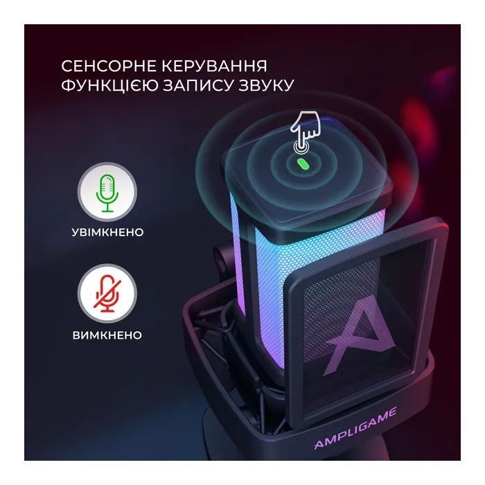 Мікрофон Fifine Ampligame Q8PRO USB Black (Q8PRO) зображення 11