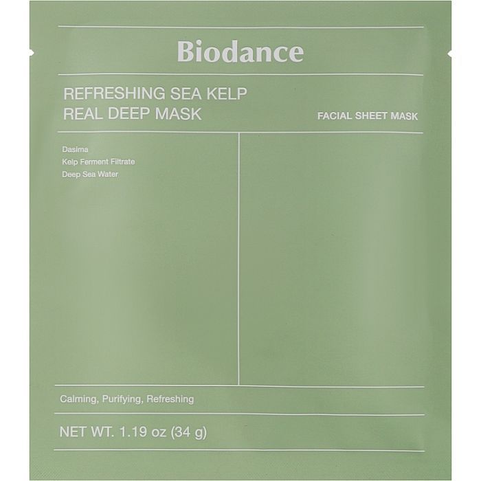 Маска для обличчя Biodance Refreshing Sea Kelp Real Deep Mask 34 г (8809937361473)