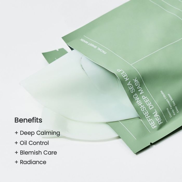 Маска для обличчя Biodance Refreshing Sea Kelp Real Deep Mask 34 г (8809937361473) зображення 3