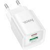 Зарядний пристрій HOCO C147A Charm 1xUSB-C PD20W + 1xUSB QC3.0 White (6942007630276) зображення 2