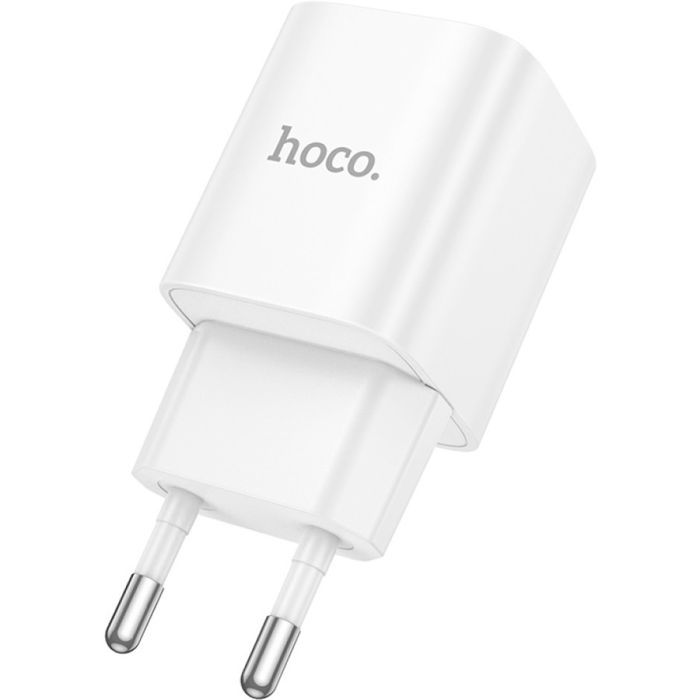 Зарядний пристрій HOCO C147A Charm 1xUSB-C PD20W + 1xUSB QC3.0 White (6942007630276) зображення 3