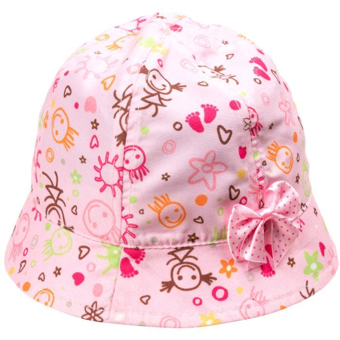 Панама детская Kitti с солнышками (Y8120-3-46G-pink)