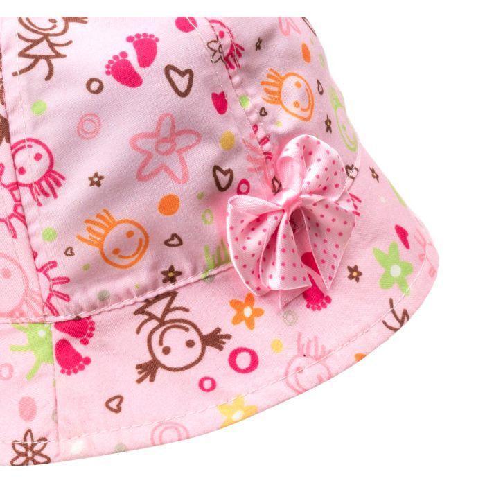 Панама детская Kitti с солнышками (Y8120-3-46G-pink) изображение 3