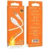 Кабель мультимедийный Lightning to 3.5mm M 1.0m white BOROFONE (6941991101052) изображение 3