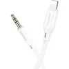 Кабель мультимедийный Lightning to 3.5mm M 1.0m white BOROFONE (6941991101052)