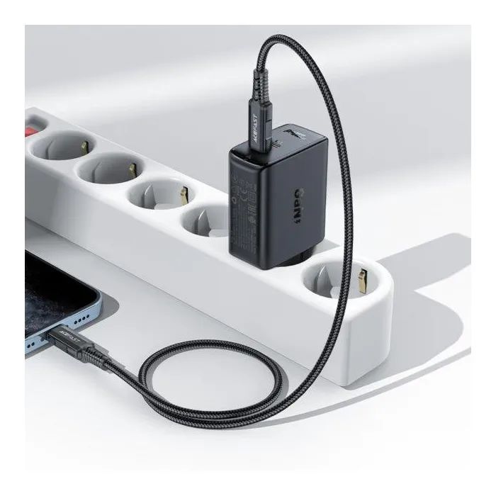 Зарядний пристрій Acefast A29 USB-C PD50W GaN White (6974316281450) зображення 4