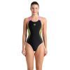 Купальник Arena Openings Swimsuit V Back Lb 008063-590 чорно-салатовий 42 (3468337424154)