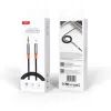 Кабель мультимедийный 3.5mm M to 3.5mm F 1.0m NB-R269A black XO (NB-R269A.black) изображение 4
