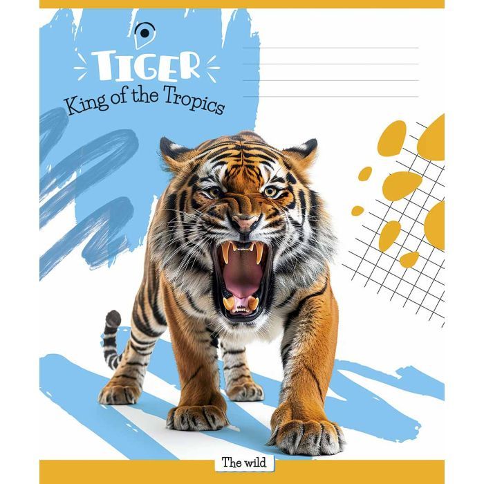 Зошит Школярик King of the Tropics 18 аркушів клітинка (018-3421K) зображення 5