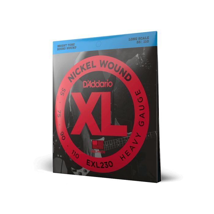 Струни для гітари D'Addario XL Nickel Wound Bass Heavy (55-110) (EXL230) зображення 2