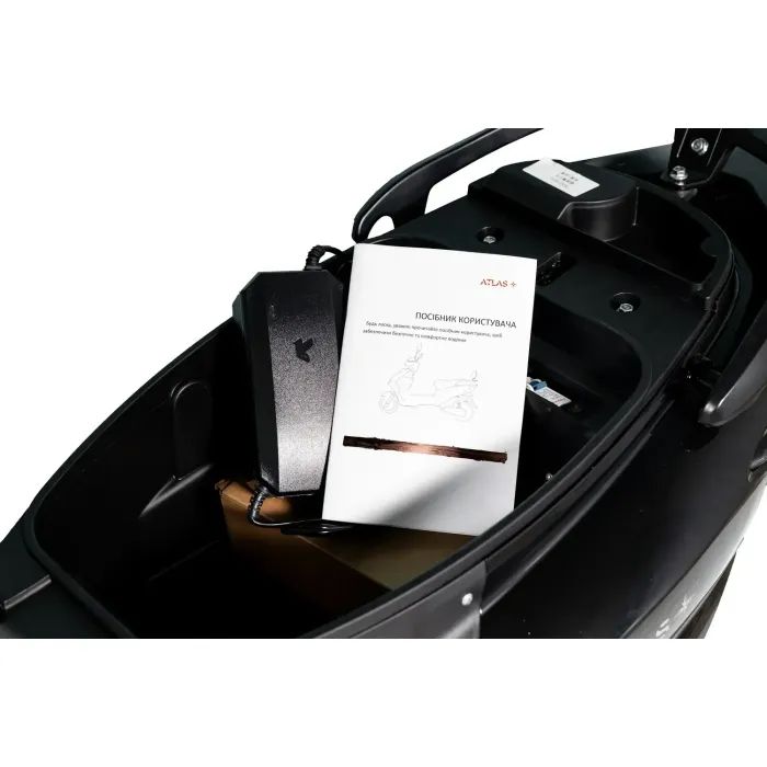 Электроскутер Atlas Spider 2 Box 2000W Plus Black (4030) изображение 10