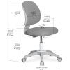 Дитяче крісло Evo-kids Limpi Grey (Y-212 G) зображення 3