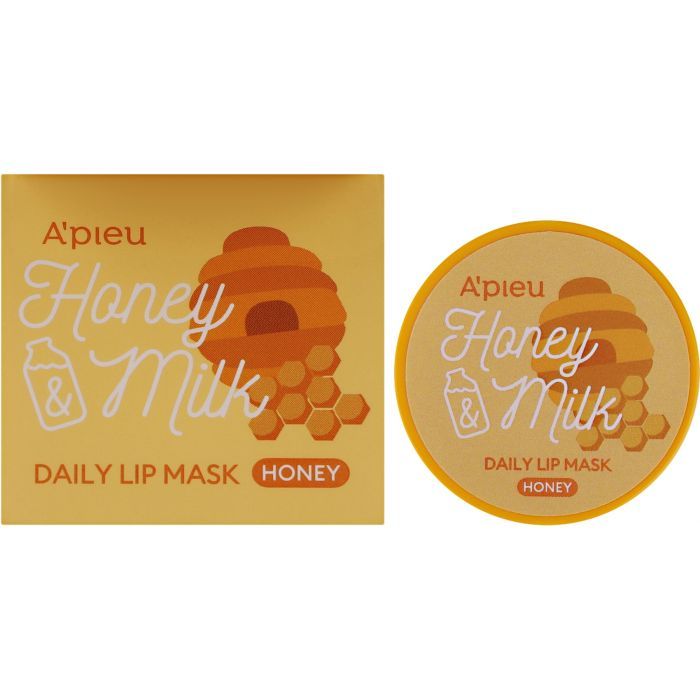 Маска для губ A'pieu Honey & Milk Daily Lip Mask Питательная 6 г (8809747956302) изображение 2