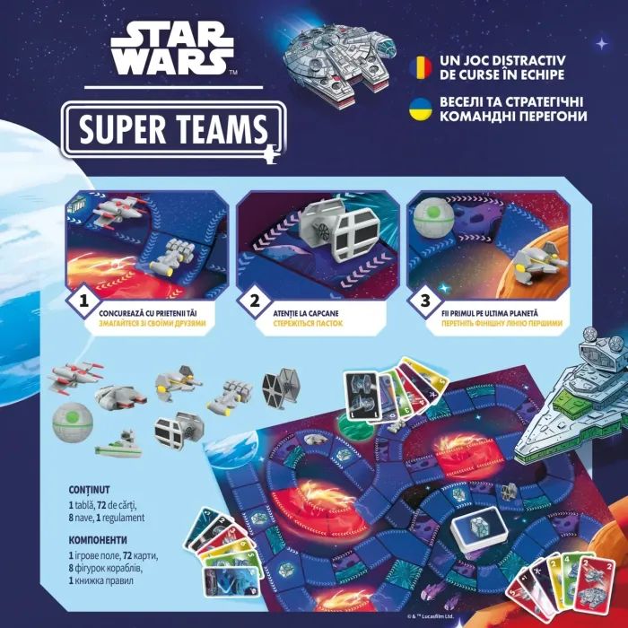 Настольная игра Geekach Games Звездные войны. Суперкоманды (Star Wars Super Teams) (укр.) (GRJ0006ST) изображение 6