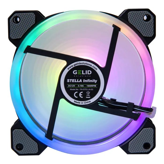 Кулер до корпусу Gelid Solutions Stella ARGB 120mm (FN-STELLA-03) зображення 2