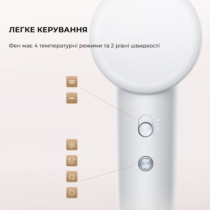 Фен Dreame Gleam Grey (AHD12A-GR) изображение 9