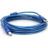 Кабель для принтера USB 2.0 AM/BM 5.0m ferrite blue Ritar (YT-AM/BM-5.0TBL)