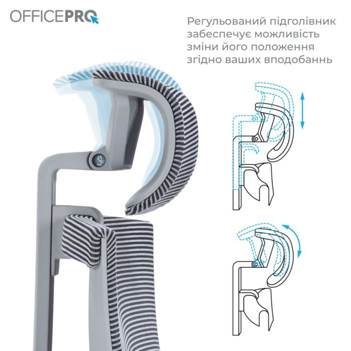 Офісне крісло OfficePro Balance OC620-G-DG-DG (OC620-G-DG-DG) зображення 6
