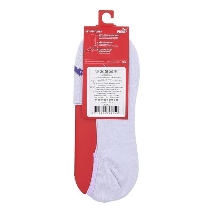 Носки Puma Footie Unisex 2P 141011001-001 синій 35-38 (8718824799650) изображение 3