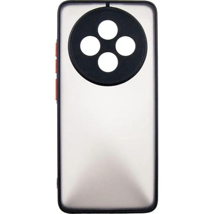 Чехол для мобильного телефона Dengos Oppo Reno12 F 4G Case Matte + Glass (Black) (DG-KM-157) изображение 2