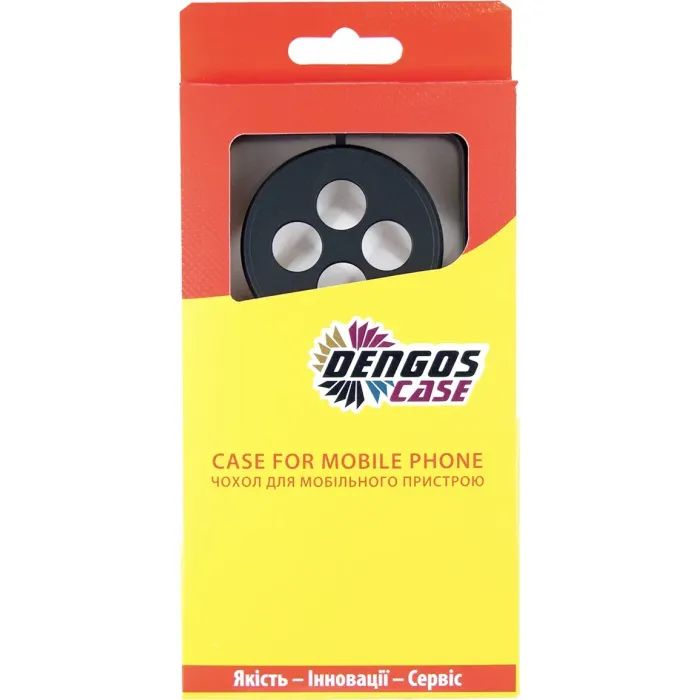 Чехол для мобильного телефона Dengos Oppo Reno12 F 4G Case Matte + Glass (Black) (DG-KM-157) изображение 4