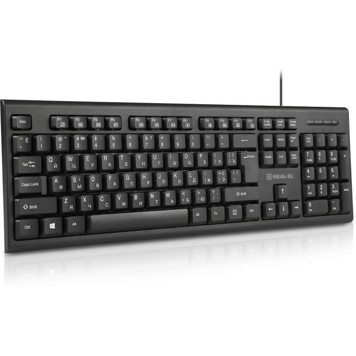 Клавиатура REAL-EL RK-507 USB Black (EL123100050) изображение 2