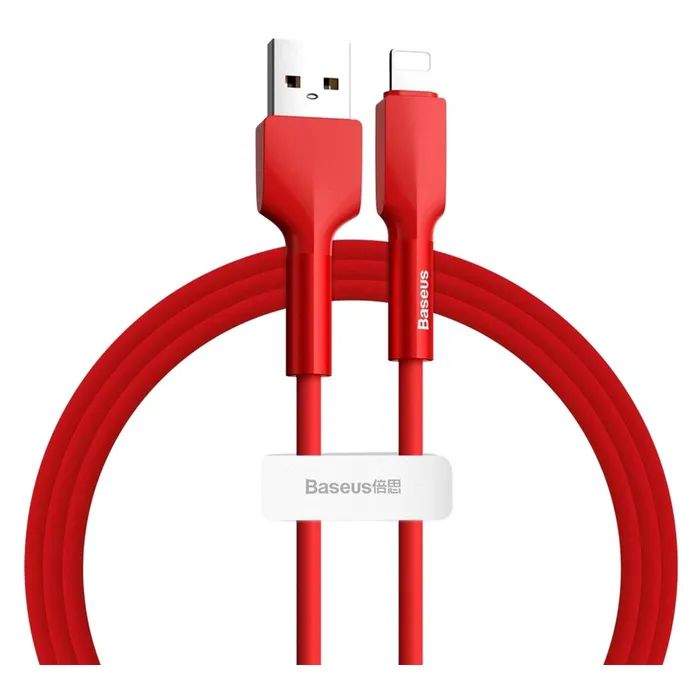 Дата кабель USB 2.0 AM to Lightning 1.0m black Baseus (CALGJ-01)