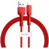 Дата кабель USB 2.0 AM to Lightning 1.0m red Baseus (CALGJ-09)