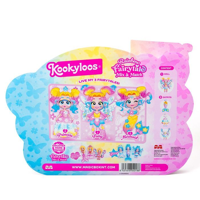 Кукла Kookyloos серии Fairytale – Рейнбоу (PKLSP106IN210) изображение 8