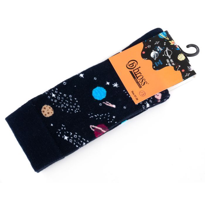 Носки детские Bross со звездами (1976-13B-blue)