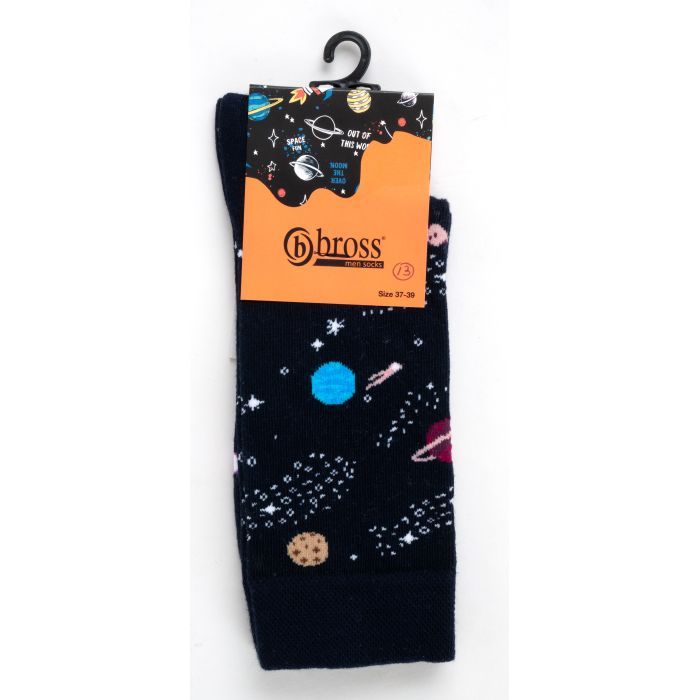 Носки детские Bross со звездами (1976-13B-blue) изображение 2