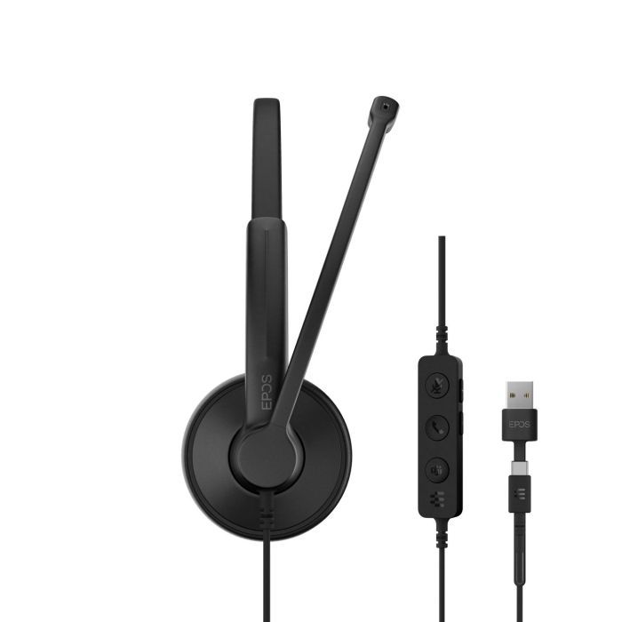 Наушники Epos Impact 100 MS Stereo USB-C+A Black (1001421) изображение 6 Наушники Epos Impact 100 MS Stereo USB-C+A Black (1001421) изображение 6