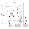 Смеситель Franke Lina L Pull Out (115.0728.489) изображение 2