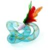 Іграшка для котів Hippie Pet З пір'ям синя 19 см (HIPCT22022M)