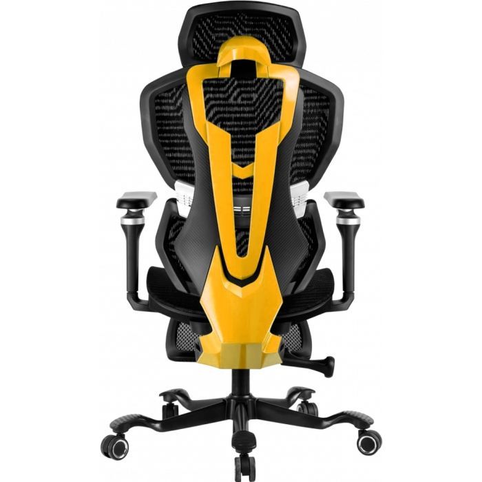 Кресло игровое GT Racer X-7001 Black/Yellow изображение 5
