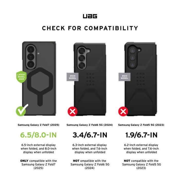 Чехол для мобильного телефона UAG Mouve with Magnet Samsung Galaxy Z Fold 7 Ice (214505114343) изображение 12