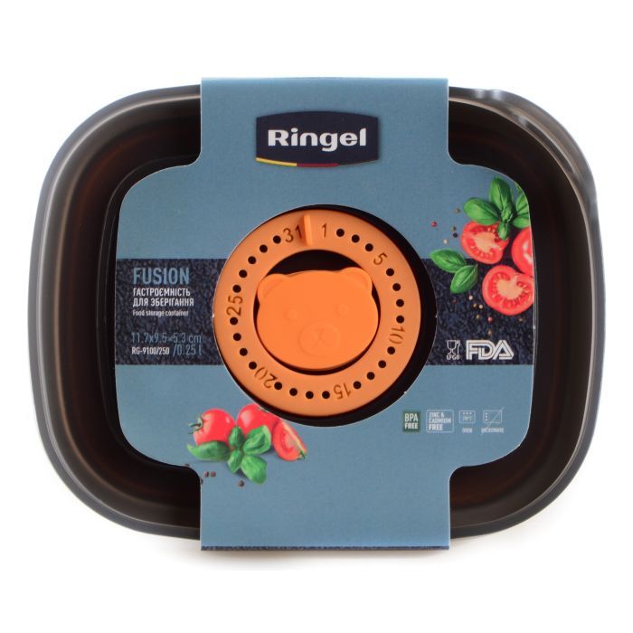Пищевой контейнер Ringel Fusion прямокутний нержавіюча сталь 250 мл (RG-9100/250) изображение 3